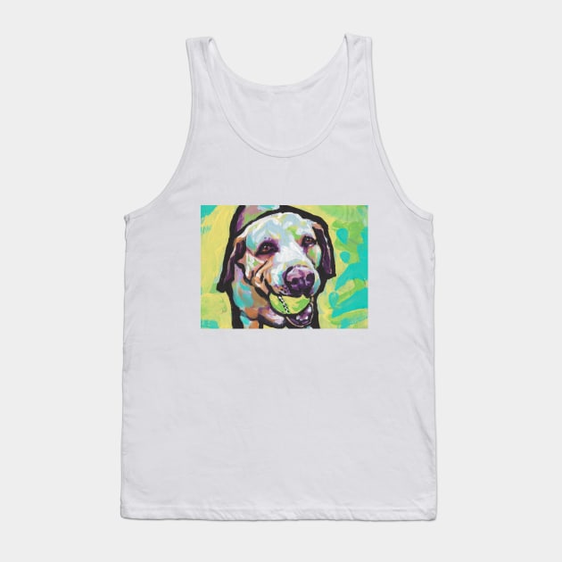 The happy Yellow Lab Love of My Life Tank Top by bentnotbroken11